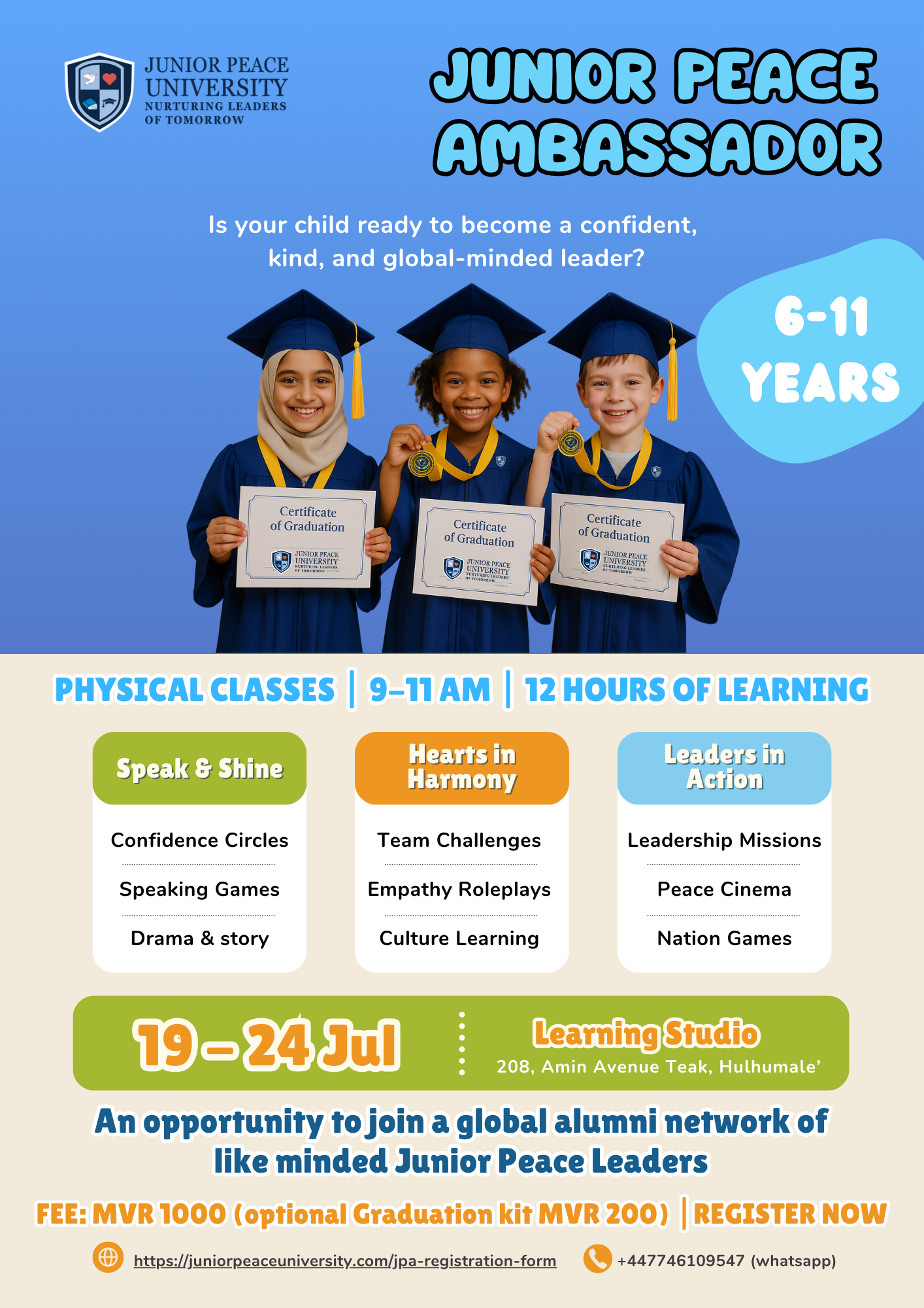 Blue Playful Kids Summer Camp Promotion Flyer(3)